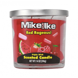 Triple Wick Scented Candle 14oz - Mike & Ike Berry Red Rageous [TWC14]